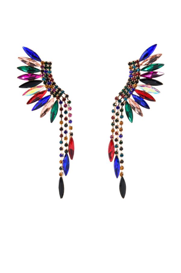 FIERCELY MULTI COLOR STATEMENT EARRING Online