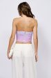 KALEIDOSCOPE EFFECT MESH OMBRE CORSET For Cheap