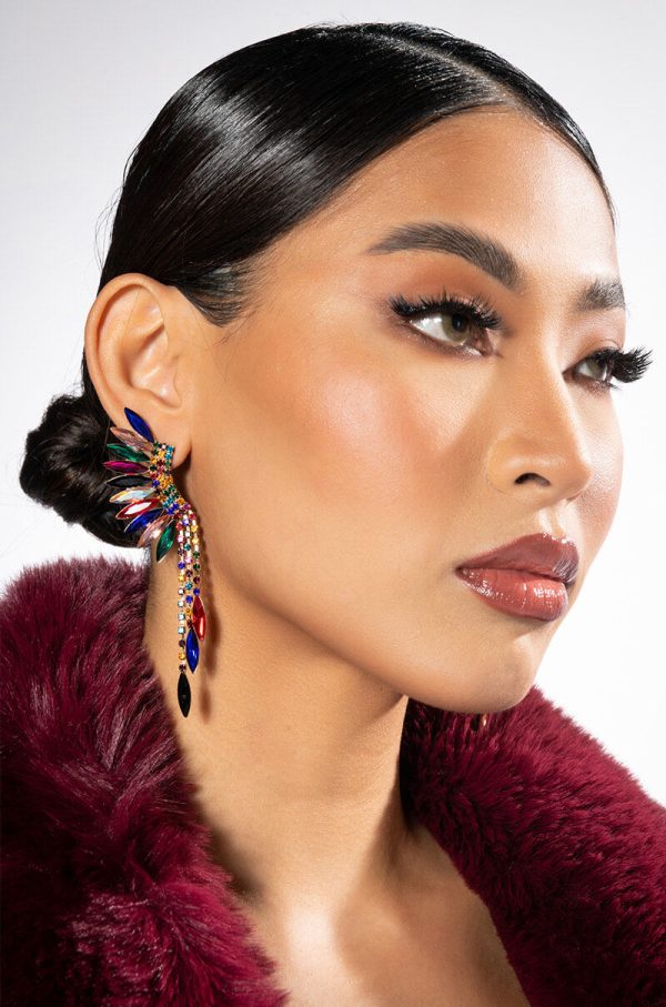 FIERCELY MULTI COLOR STATEMENT EARRING Online