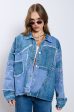 GEORGIA PATCHWORK DENIM JACKET Sale