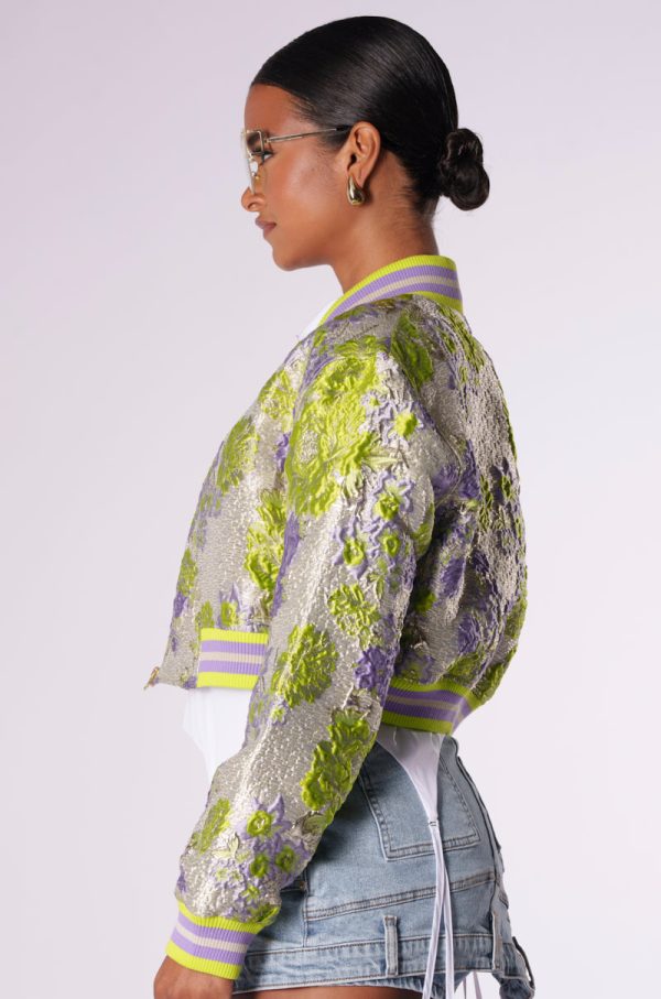 KYLA BROCADE BOMBER Cheap