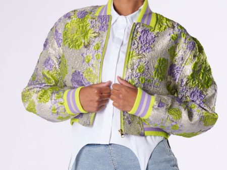 KYLA BROCADE BOMBER Cheap