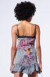 GRAFFITI ALLEY PU MINI DRESS Fashion