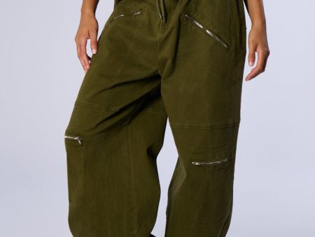 CALM DAY FLEX JOGGER IN OLIVE Fashion