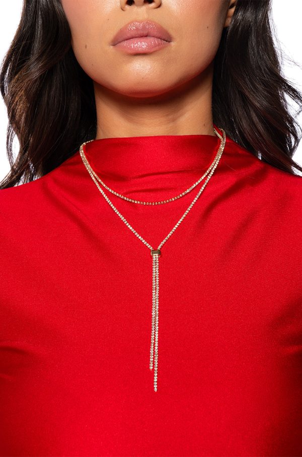 I AM EVERYTHING SLIDE LONG NECKLACE For Cheap