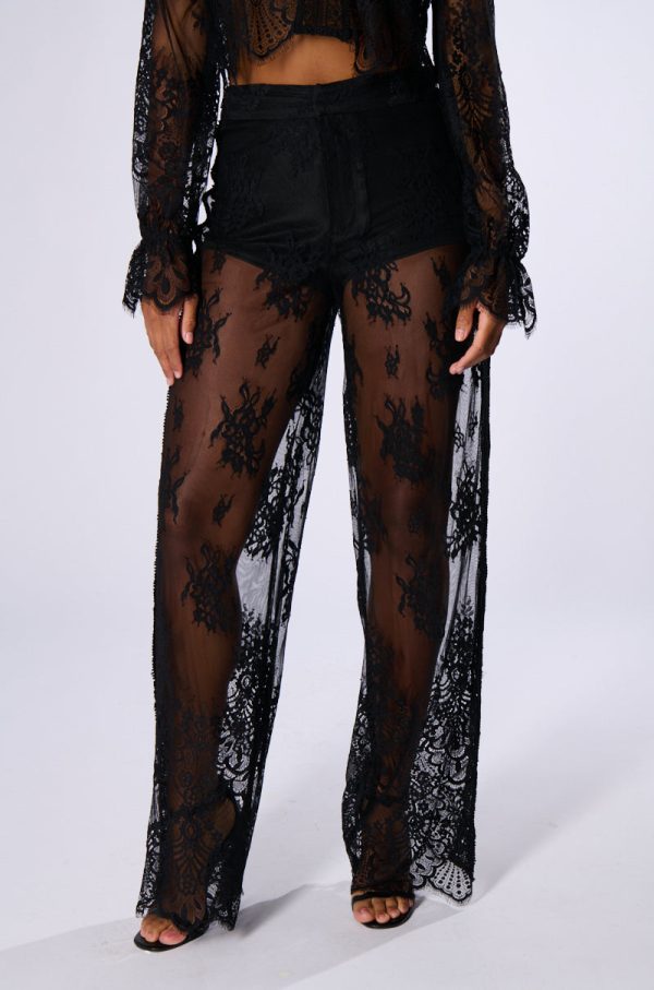 MISS ME YET LACE TROUSER Fashion