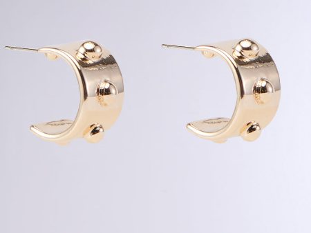 CHUNKY GOLD HOOP EARRING Online Hot Sale