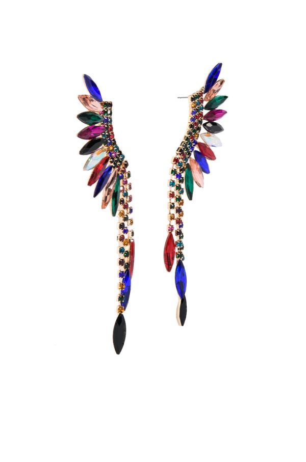 FIERCELY MULTI COLOR STATEMENT EARRING Online