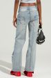 MADDIE MID RISE WIDE LEG JEANS Cheap