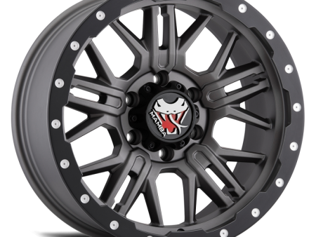 Mamba M25 20x9 6x135 ET12 Matte Grey w  Black Lip Edge Supply