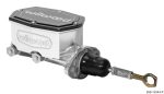 Wilwood Compact Tandem Master Cylinder - 1.12in Bore - w Pushrod - Fits Mustang (Ball Burnished) on Sale