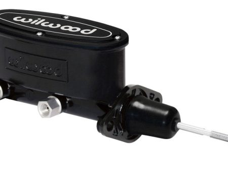 Wilwood High Volume Tandem Master Cylinder - 7 8in Bore Black-W Pushrod Fashion