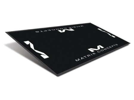 Matrix Concepts M20 Carpeted 2 Foot X 4 Foot Mat - Black White For Cheap