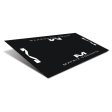 Matrix Concepts R1 Rubber 3MM 3 Foot X 6 Foot Floor Mat - Black White For Sale