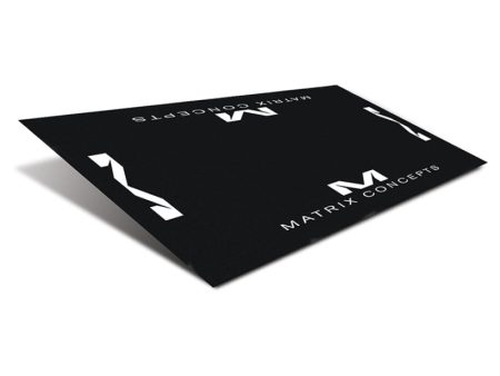 Matrix Concepts R1 Rubber 3MM 3 Foot X 6 Foot Floor Mat - Black White For Sale