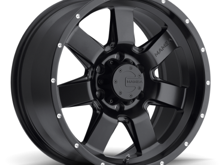 Mamba M14 17x9 5x127 ET12 Matte Black   Drill Holes Online Hot Sale