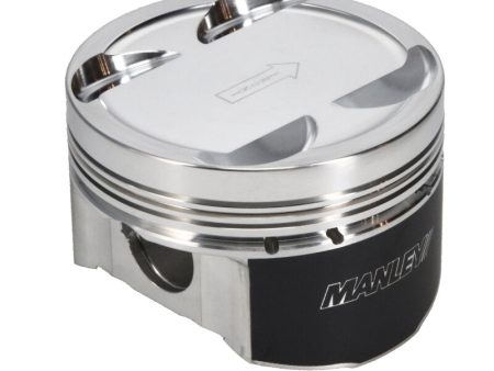 Manley Mitsubishi 4G63 Forged Dish Piston Set - 85.50mm Bore 10.50:1 For Sale