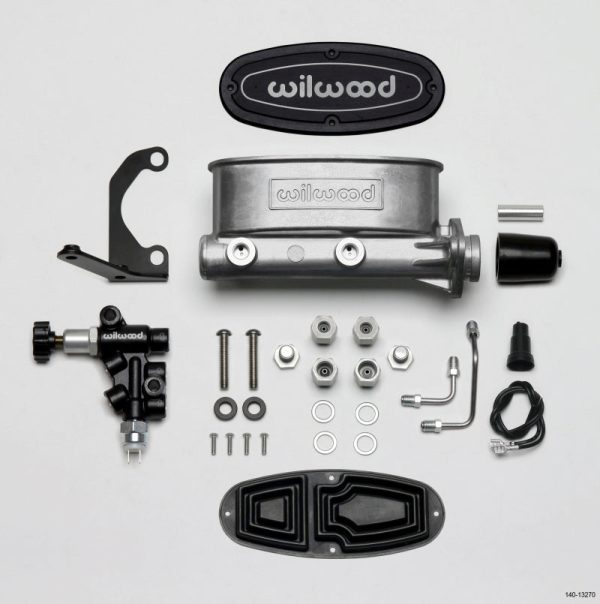 Wilwood HV Tandem M C Kit w L H Bracket & Prop Valve - 1 1 8in Bore Online now