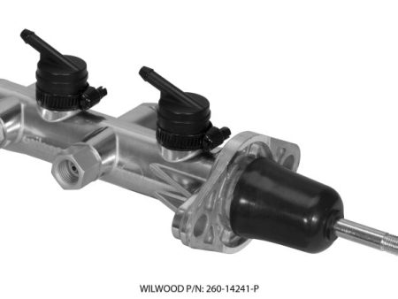 Wilwood Tandem Remote Master Cylinder - 7 8in Bore Ball Burnished Fashion