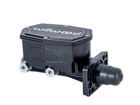 Wilwood Compact Tandem Master Cylinder w  Mopar 4 Bolt Flange 1in Bore - Black Online now