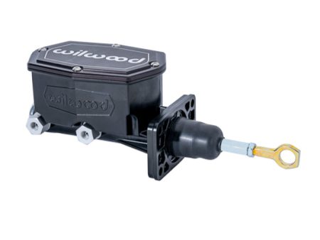 Wilwood Compact Tandem Master Cylinder w  Mopar 4 Bolt Flange w  Pushrod 1in Bore - Black Online now