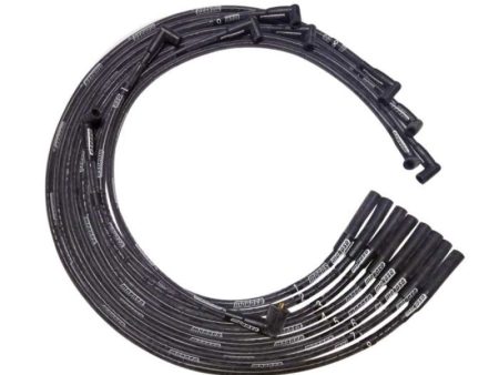 Moroso BB Chrysler Mopar Sleeved Str Plug HEI Ultra Spark Plug Wire Set - Black Online now