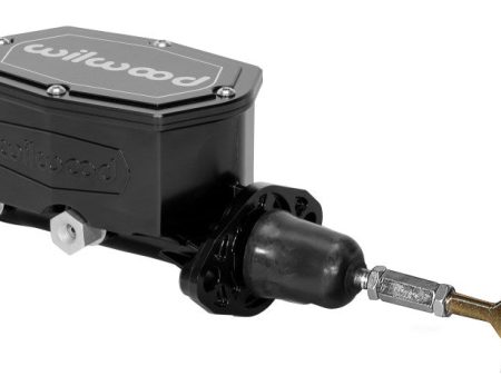 Wilwood Compact Tandem Master Cylinder - 1in Bore - w Pushrod - Fits Mustang (Black) Online now