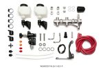 Wilwood Tandem Remote M C Kit w L H Brkt & Prop Valve - 1in Bore Ball Burnished Supply