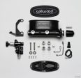 Wilwood HV Tandem M C Kit w L H Bracket & Prop Valve - 1 1 8in Bore Black Online