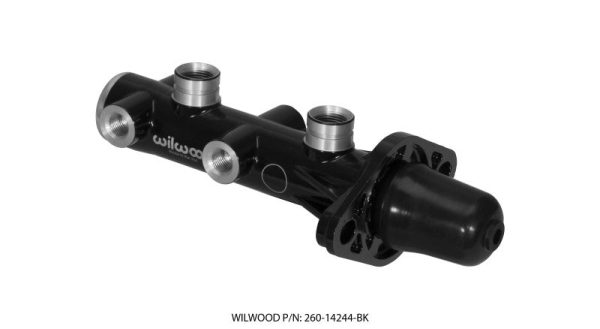 Wilwood Tandem Remote Master Cylinder - 1 1 8in Bore Black Cheap