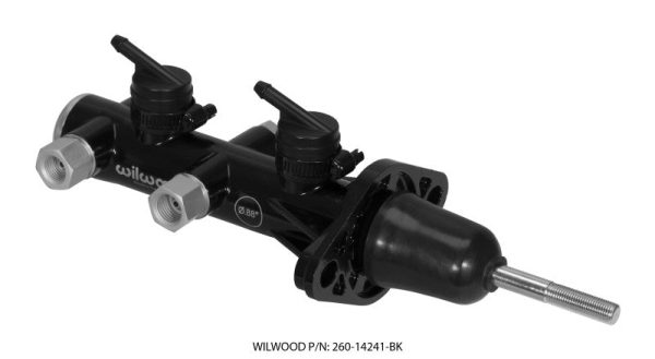 Wilwood Tandem Remote Master Cylinder - 7 8in Bore Black Fashion