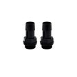 Mishimoto 2pcs. M20x1.5 5 8in Aluminum Catch Can Fittings - Black Fashion