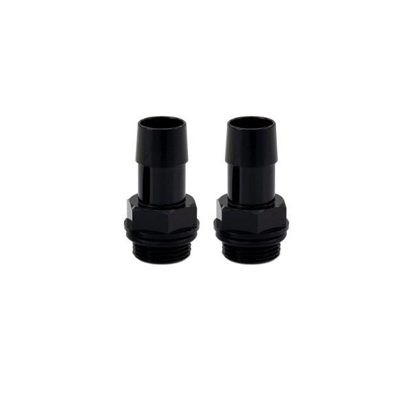 Mishimoto 2pcs. M20x1.5 5 8in Aluminum Catch Can Fittings - Black Fashion