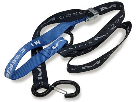 Matrix Concepts E Series 1 Inch Tie Down Set - Blue Online Sale