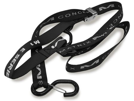 Matrix Concepts E Series 1 Inch Tie Down Set - Black Fashion