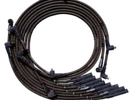 Moroso BB Chrysler Mopar Str Plug End Non-HEI Sleeved Ultra Spark Plug Wire Set - Black For Sale