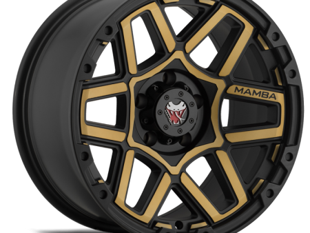 Mamba M23 20x9 6x139.7 ET12 Matte Black w  Bronze Face For Sale