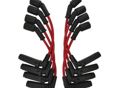 Moroso 9.75in Coil On Plug 90 Deg Ultra Spark Plug Wire Set - Red Online