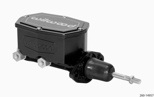 Wilwood Compact Tandem Master Cylinder - 7 8in Bore - w Pushrod (Black) Online now