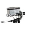 Wilwood Compact Tandem Master Cylinder w  Combination Valve 1-1 8in Bore - Chrome For Cheap