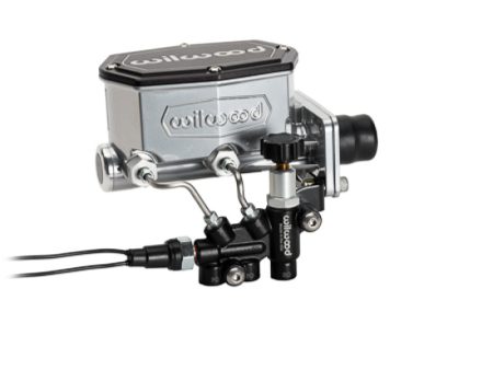 Wilwood Compact Tandem Master Cylinder w  Combination Valve 1-1 8in Bore - Chrome For Cheap