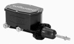 Wilwood Compact Tandem Master Cylinder - 1in Bore - w Pushrod (Black) For Sale