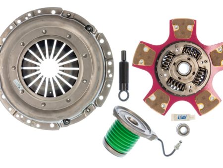 Exedy 2005-2010 Ford Mustang V8 Stage 2 Cerametallic Clutch Paddle Style Disc w Hydraulic SC For Discount